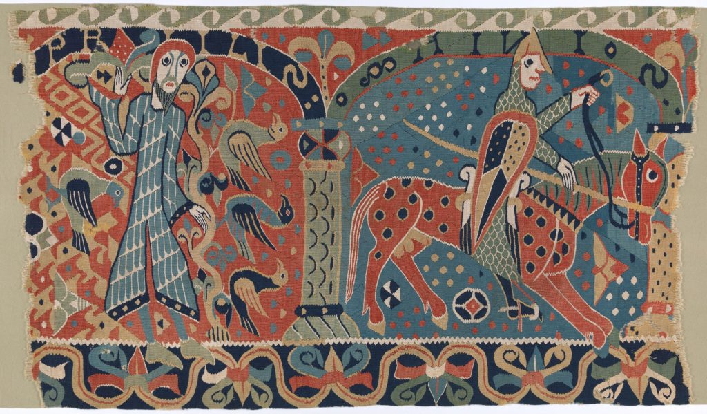 Viking Tapestry Wall Art, Mysterious Medieval Scandinavian Pattern